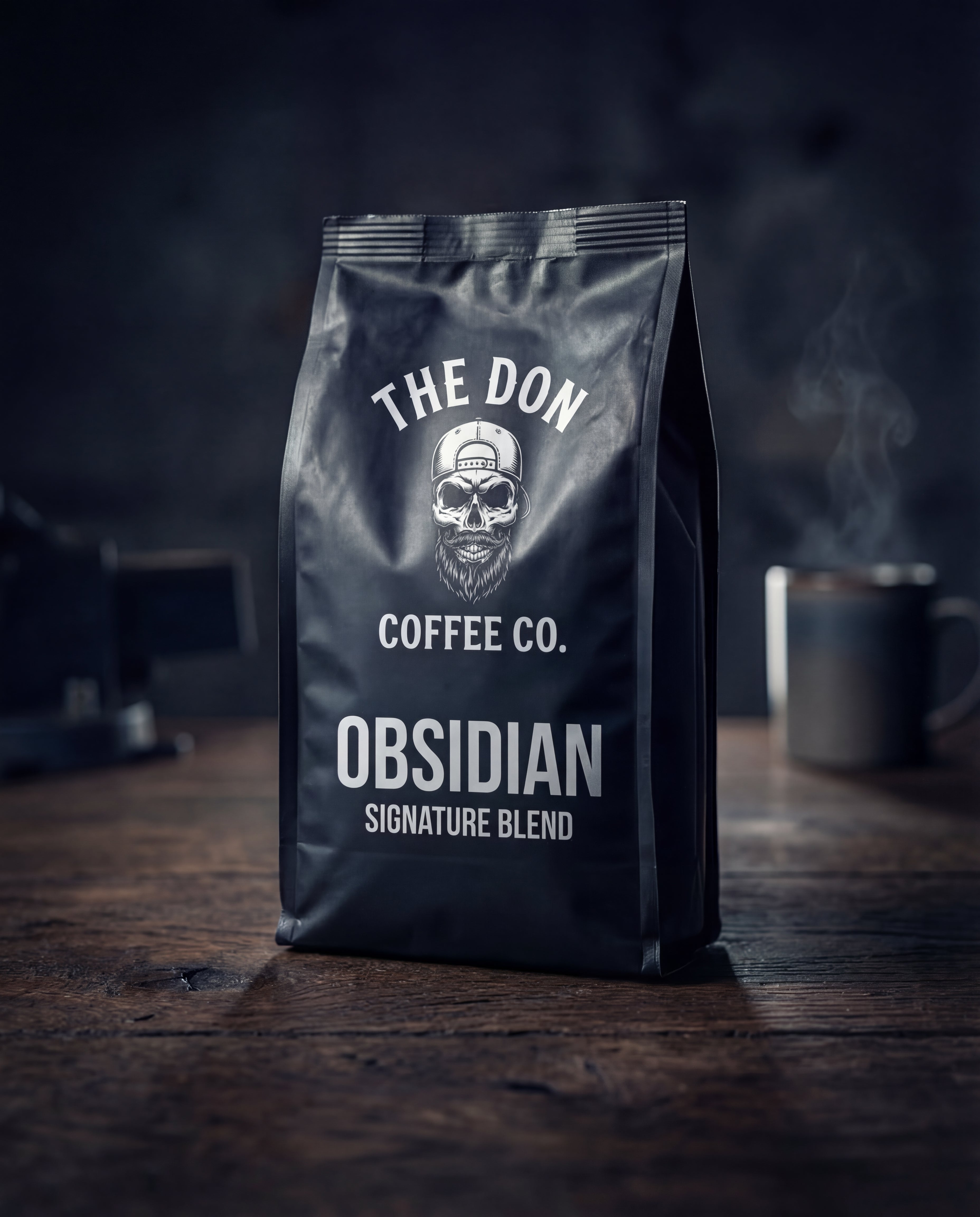 OBSIDIAN dark blend 250g bag — extra dark roast coffee UK